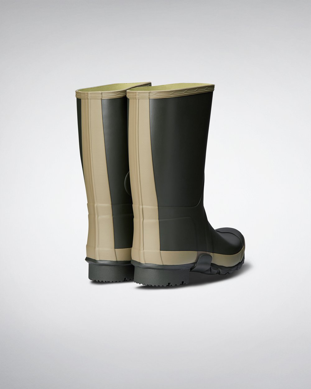 Botas de Lluvia Cortas Hunter Hombre - Gardener - Verde Oscuro Oliva - FGLPXQR-79